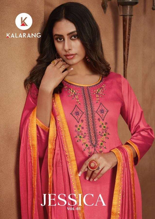 Kalarang Jessica Vol 3 Jam Silk Cotton Fancy Suits