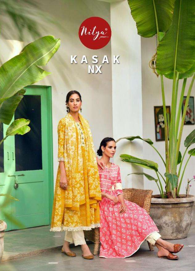 Kasak Nx By Lt Nitya Cotton Readymade Fancy Salwar Suits