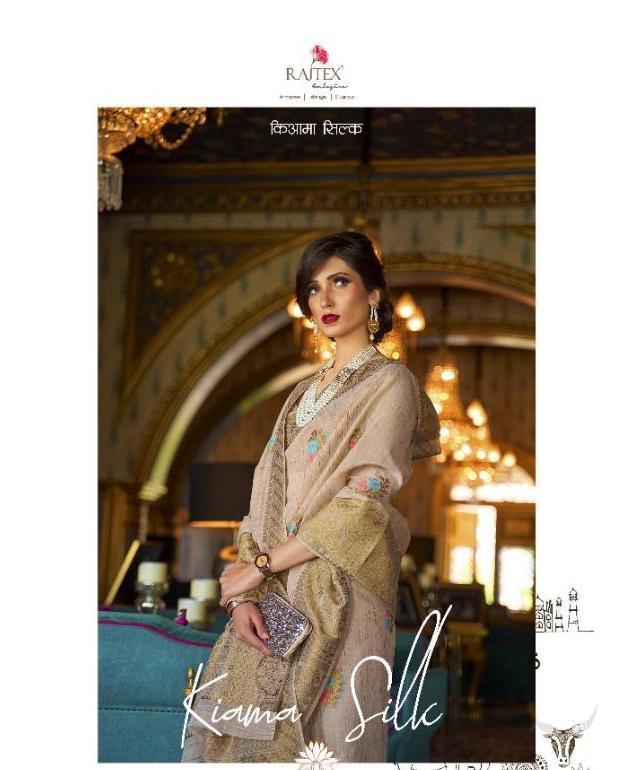 Kiama Silk By Rajtex Soft Silk Designer Sarees