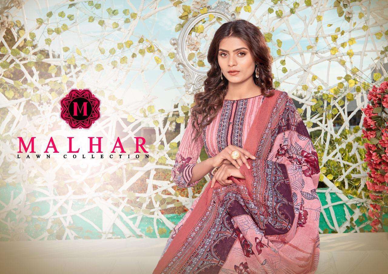 Malhar Lawn Designer Fancy Dresses Wholesaler