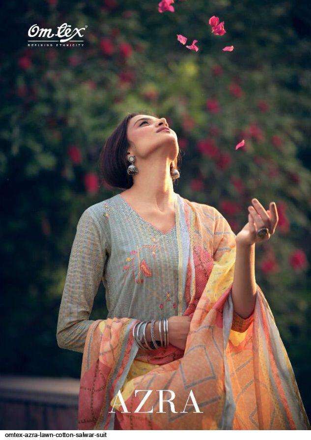 Omtex Azra Lawn Cotton Classy Fancy Dresses Suppler