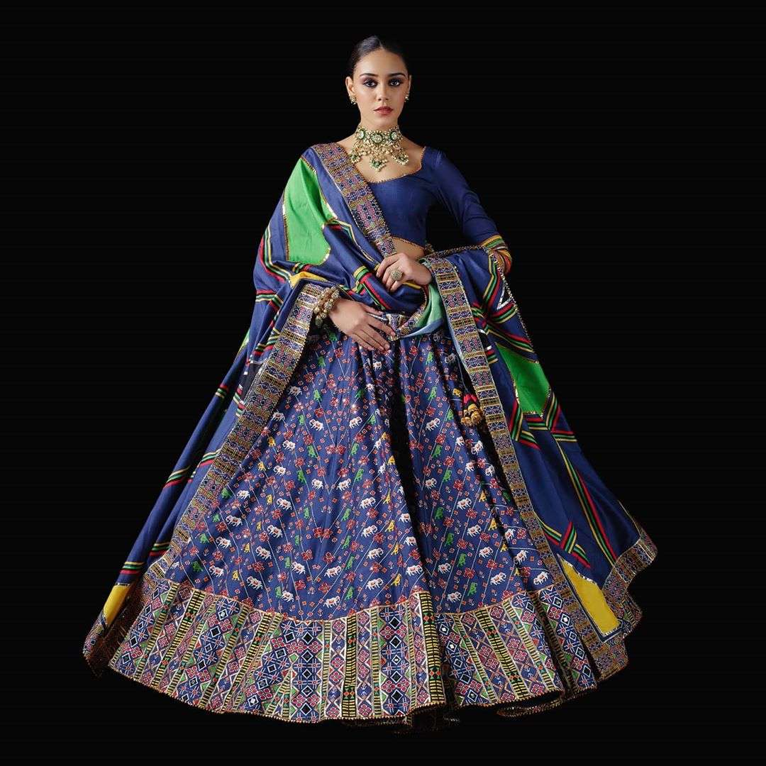 Palki Heavy Designer Patola Lehenga For Women Exporter