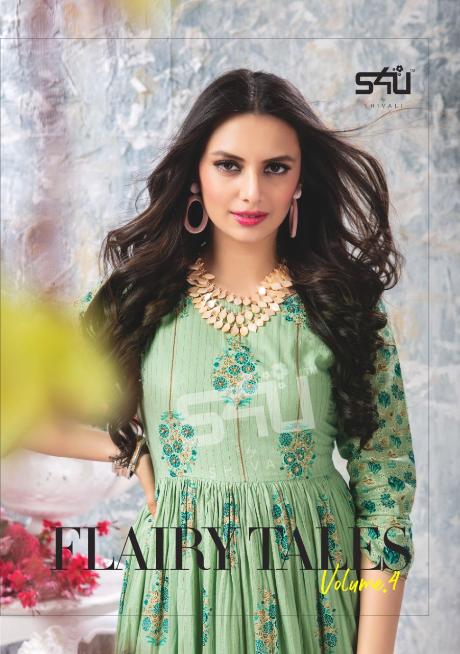 S4u By Shivali Presents Flairy Tales Vol 4 Winter Fashion Cotton Stylish Long Kurti Collections