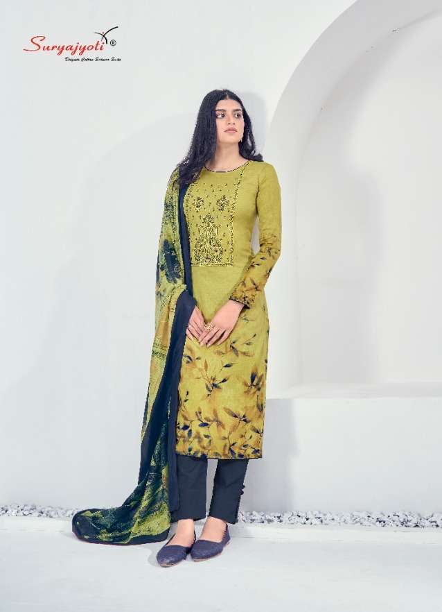 Suryajyoti Shaded Vol 4 Satin Cotton Fancy Salwar Suits