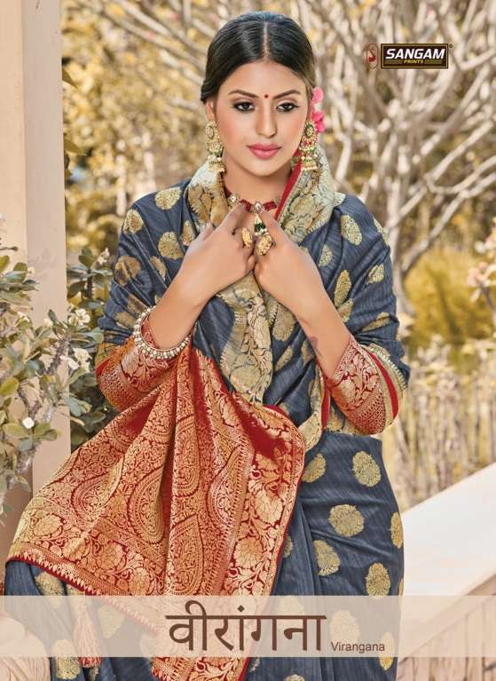 Veerangana By Sangam Soft Silk Sari Supplier