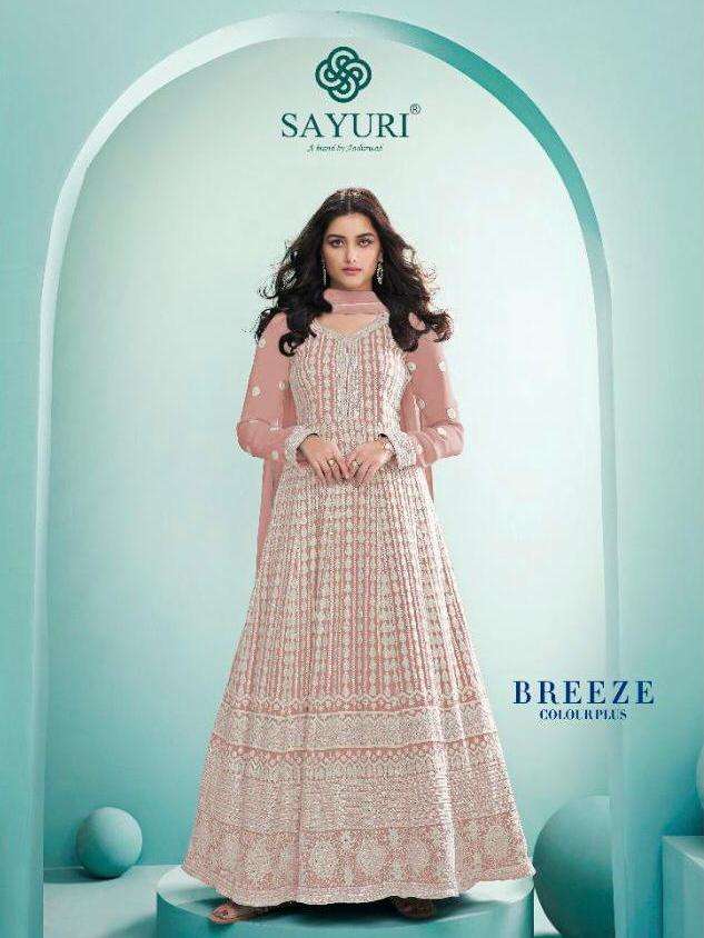 Breeze Color Plus By Sayuri Heavy Embroidery Dresses