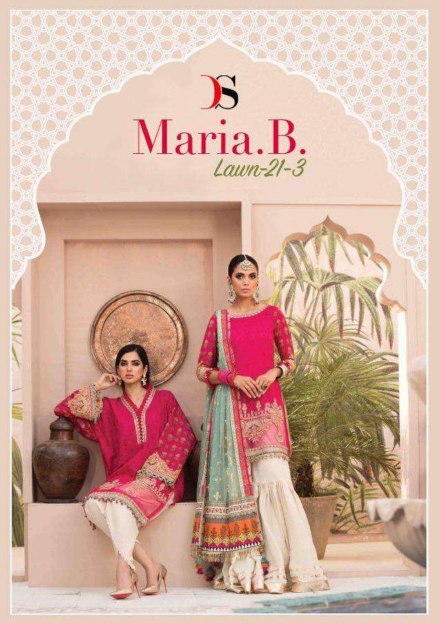 Deepsy Maria B Lawn 21 Vol 3 Cotton Pakistani Fancy Suits