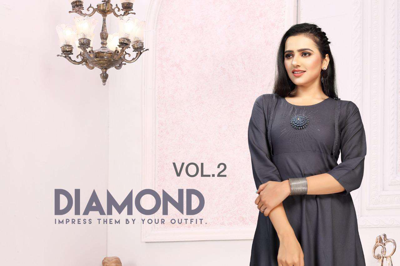 Diamond 2 By Fashion Talk Heavy Rayon Kurti Catalog Collection Wholesaler Lowest Best Price In Ahmedabad Surat Chennai India Uk Usa Malaysia Singapore Canada Australia Mauritius