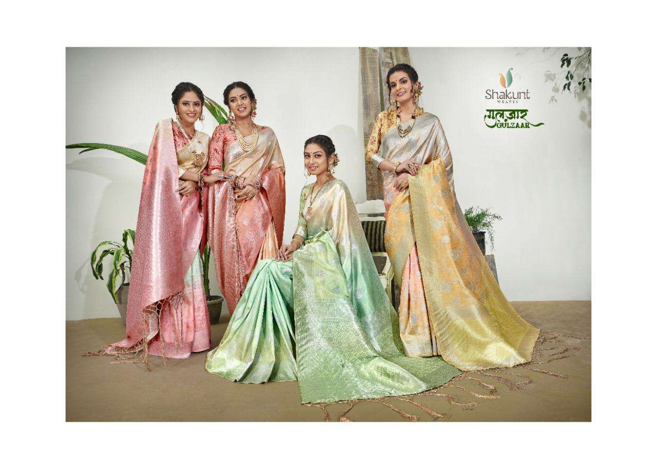 Gulzaar By Shakunt Silk Weaving Designer Sarees