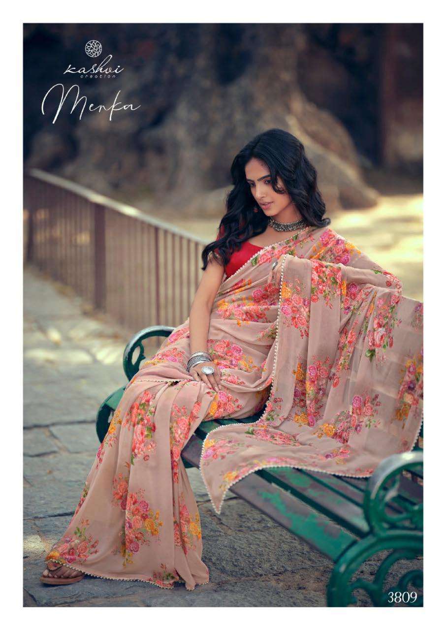 Kashvi Menka Weightless Printed Sarees