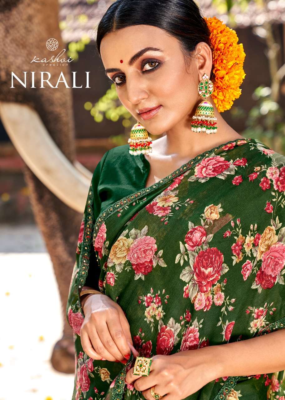 Kashvi Nirali Chiffon Printed Fancy Sarees