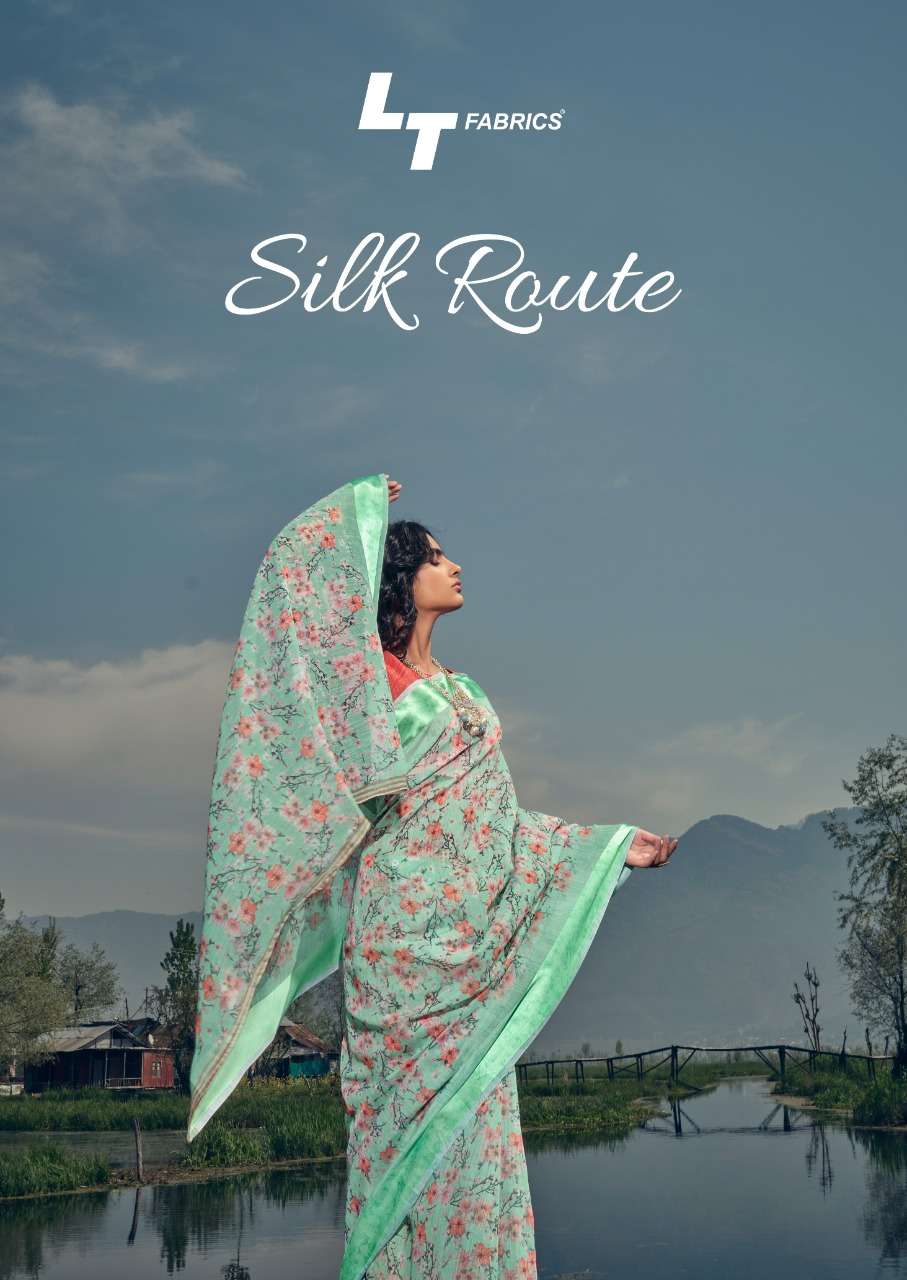 Kashvi Silk Route Printed Casual Saree With Sonakshi Patta