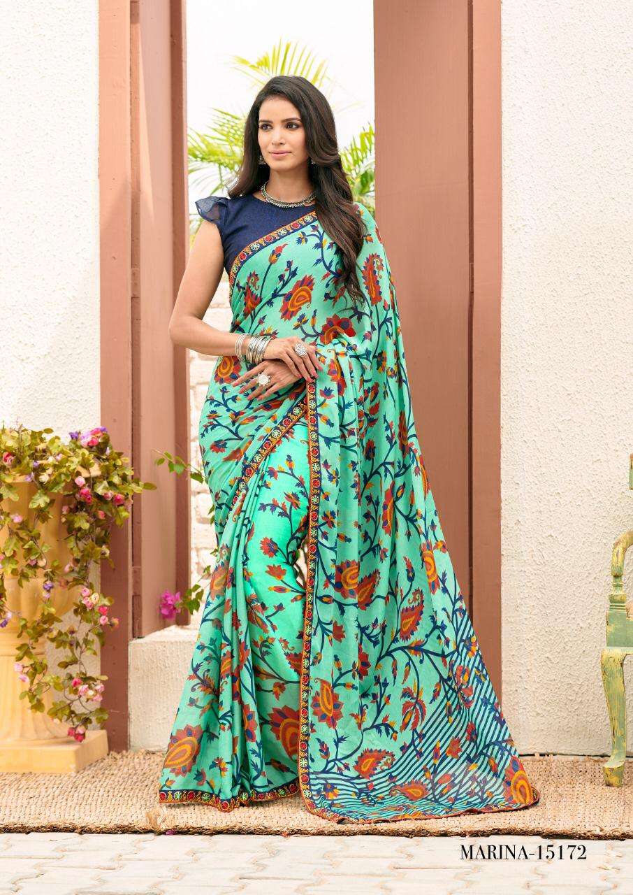 Mintorsi Marina Chiffon Georgette Printed Sarees