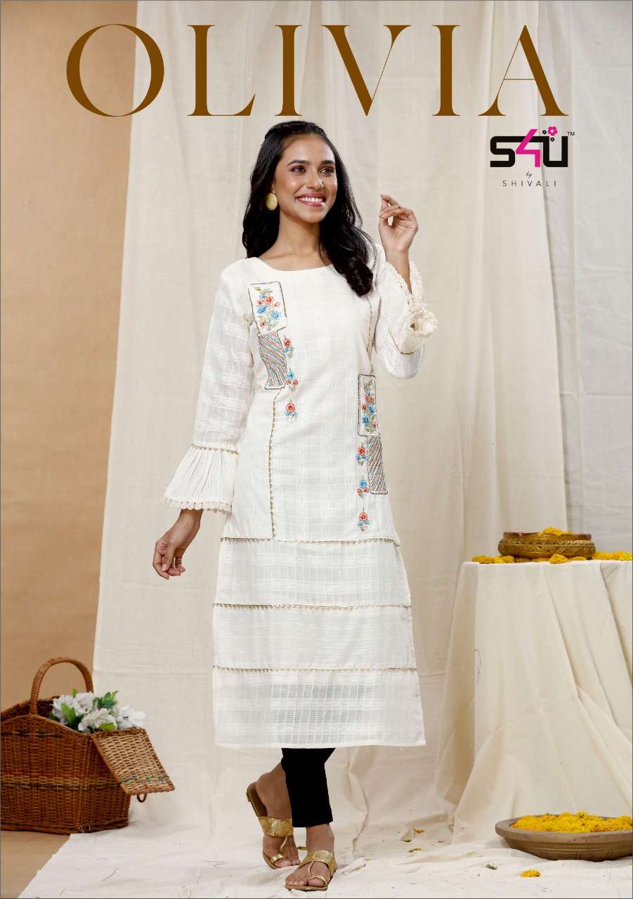 Olivia Vol 3 By S4u Ladies Special Indian Fancy Kurtis