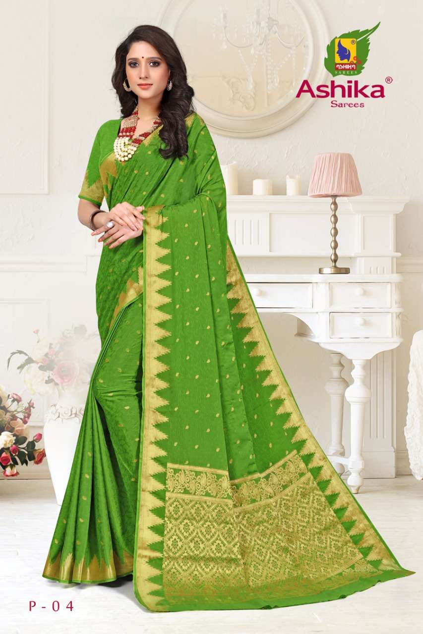 Padma Crepe By Ashika Traditional Saree Supplier