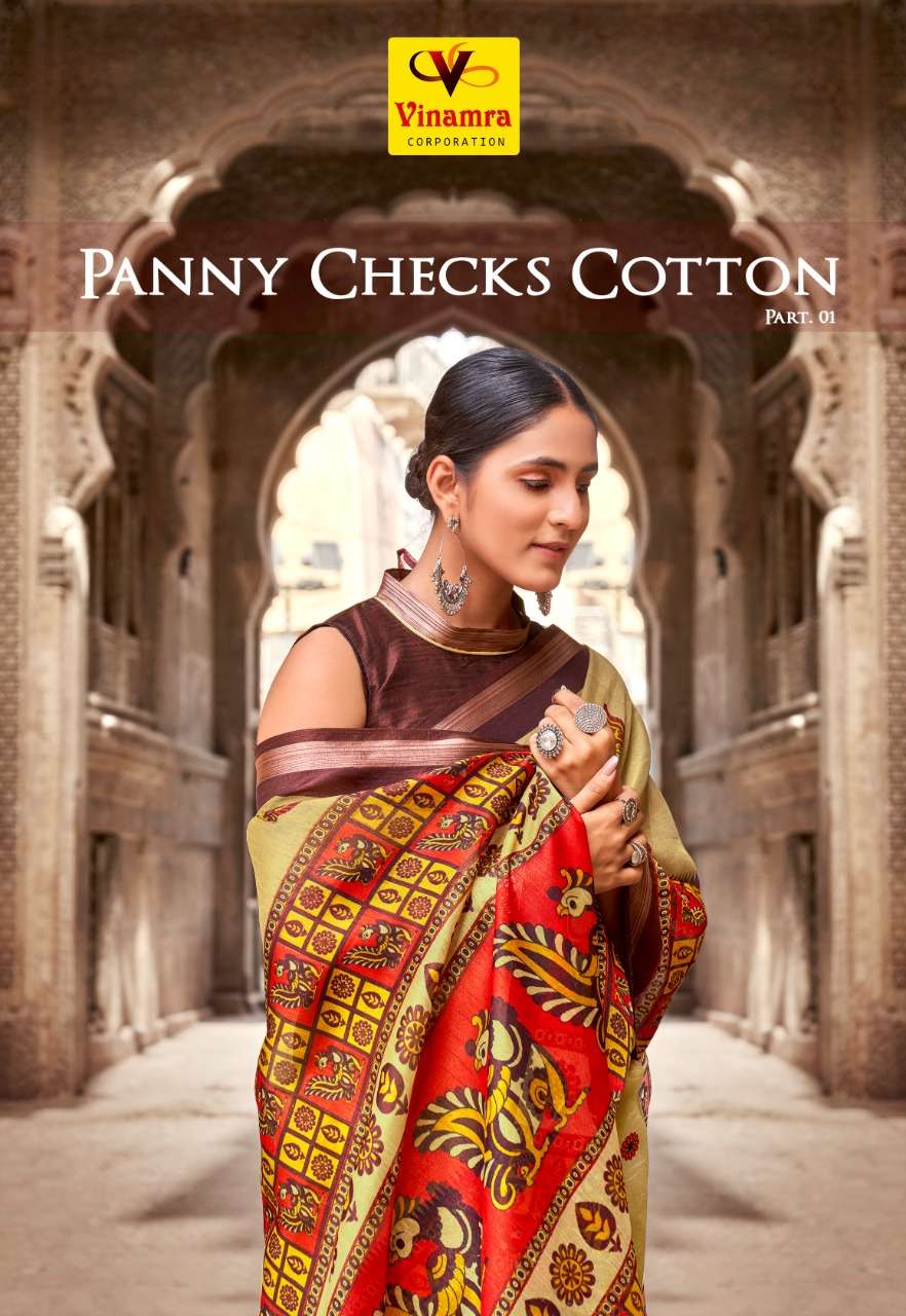 Panny Checks Cotton Vol 1 By Vinamra Saree Authorized Dealer