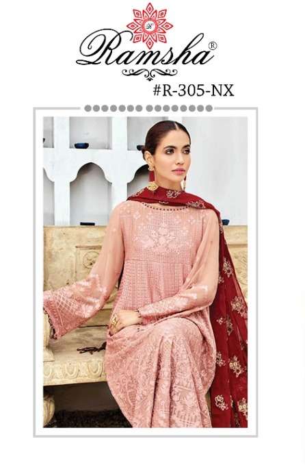 Ramsha 305 Nx Georgette Designer Salwar Kameez