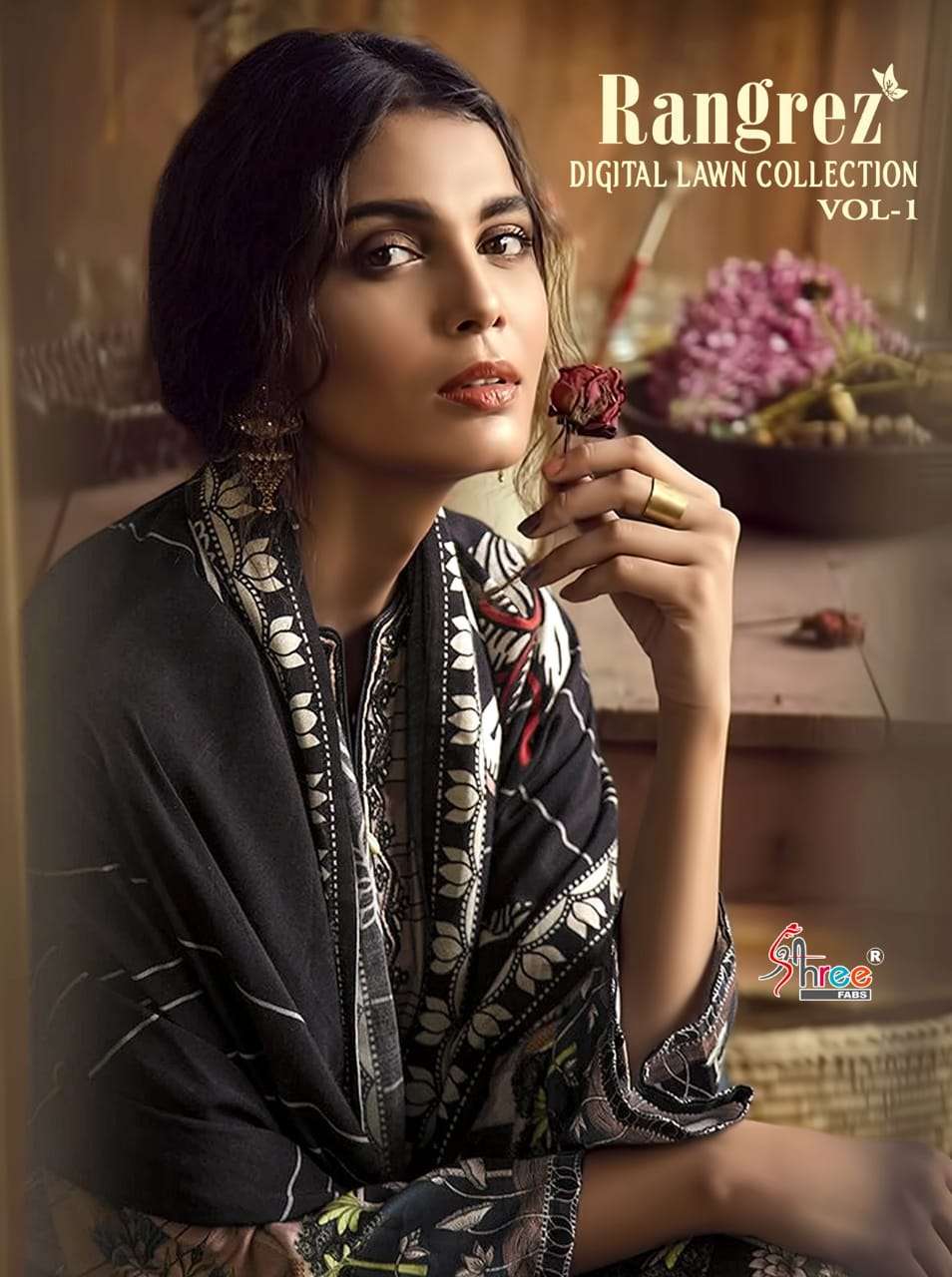 Rangrez Digital Lawn Vol 1 By Shree Fabs Lawn Pakistani Suits