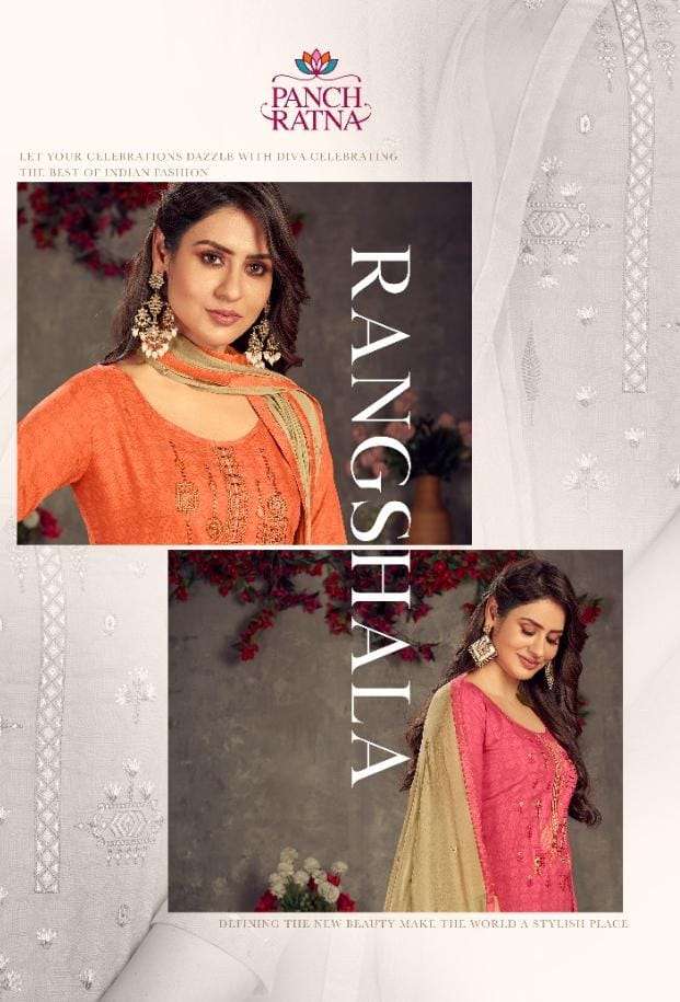 Rangshala By Panch Ratna Cotton Fancy Suits