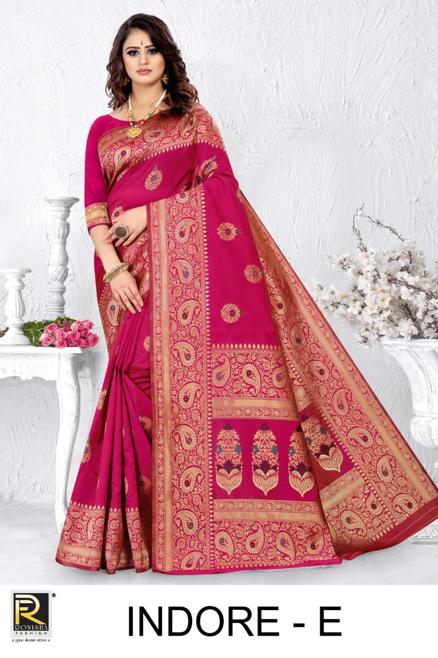 Ranjna Saree Indore Fancy Casual Wear Silk Saree Collection