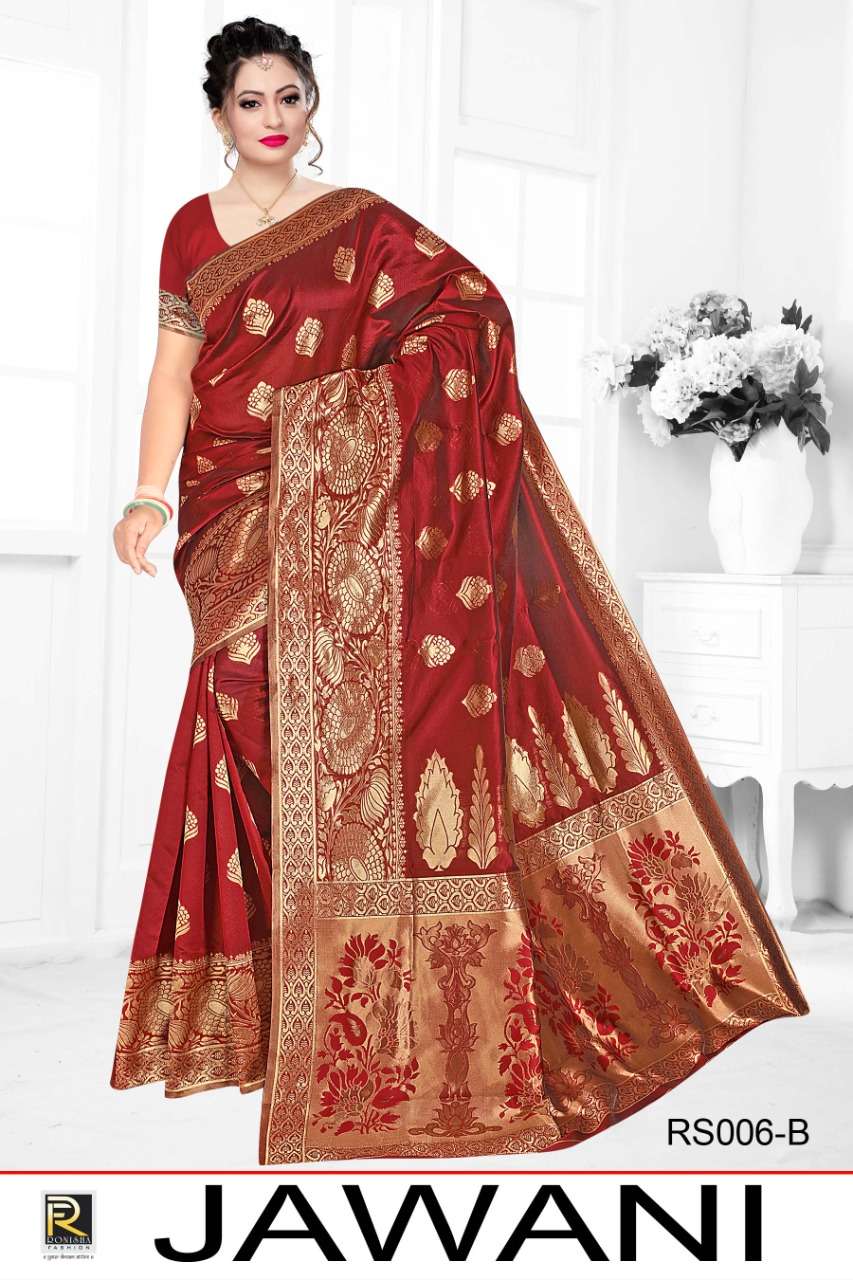 Ranjna Saree Jawani Fancy Casual Wear Silk Saree Collection