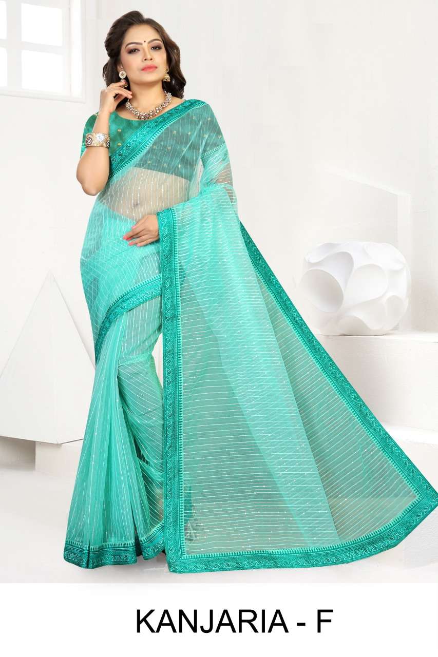 Ranjna Saree Kanjaria Casual Wear Organza Silk Designer Saree Collection