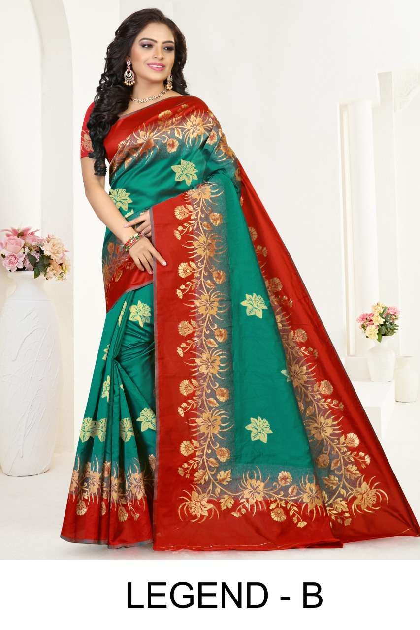 Ranjna Saree Legend Fancy Kasual Wear Silk Saree Collection