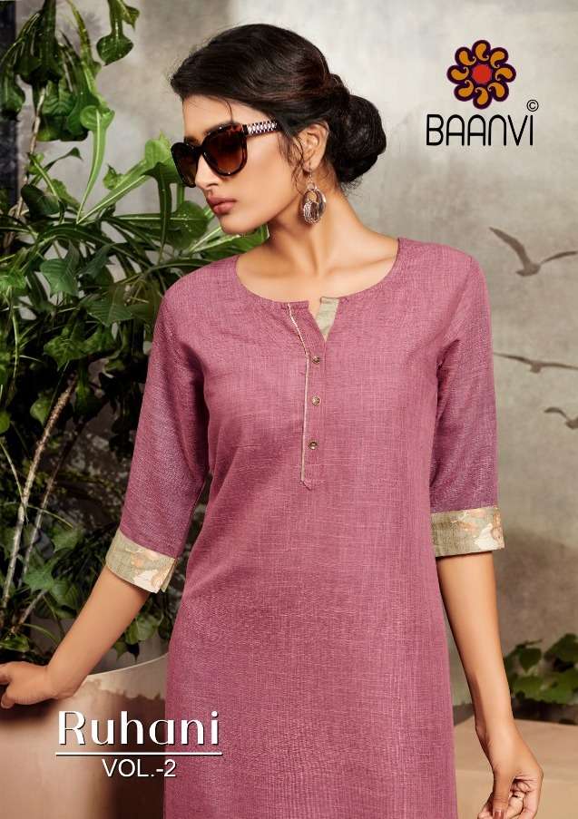 Ruhani Vol 2 By Baanvi Rayon Fancy Kurtis