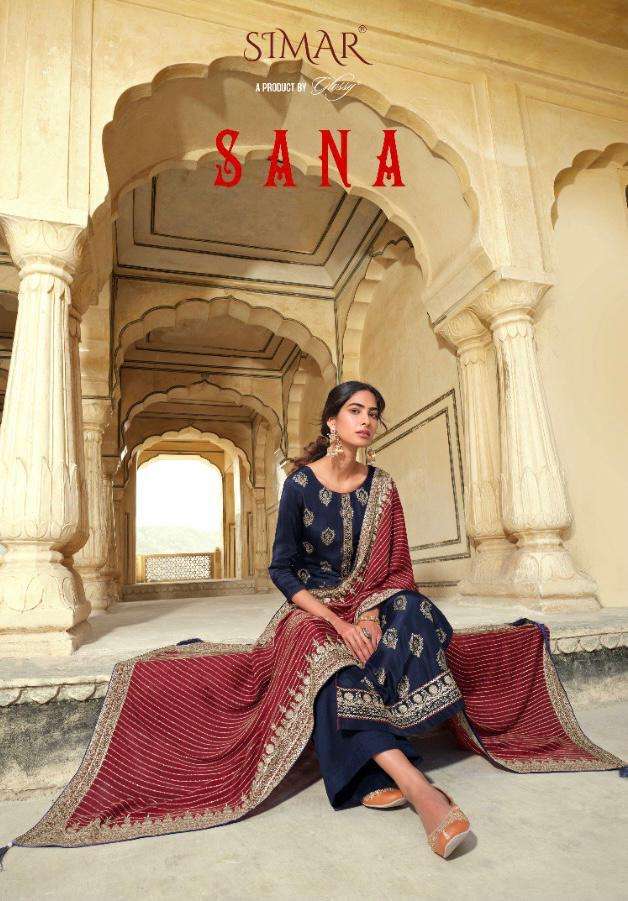 Sana By Glossy Viscose Dola Jacquard Salwar Kameez