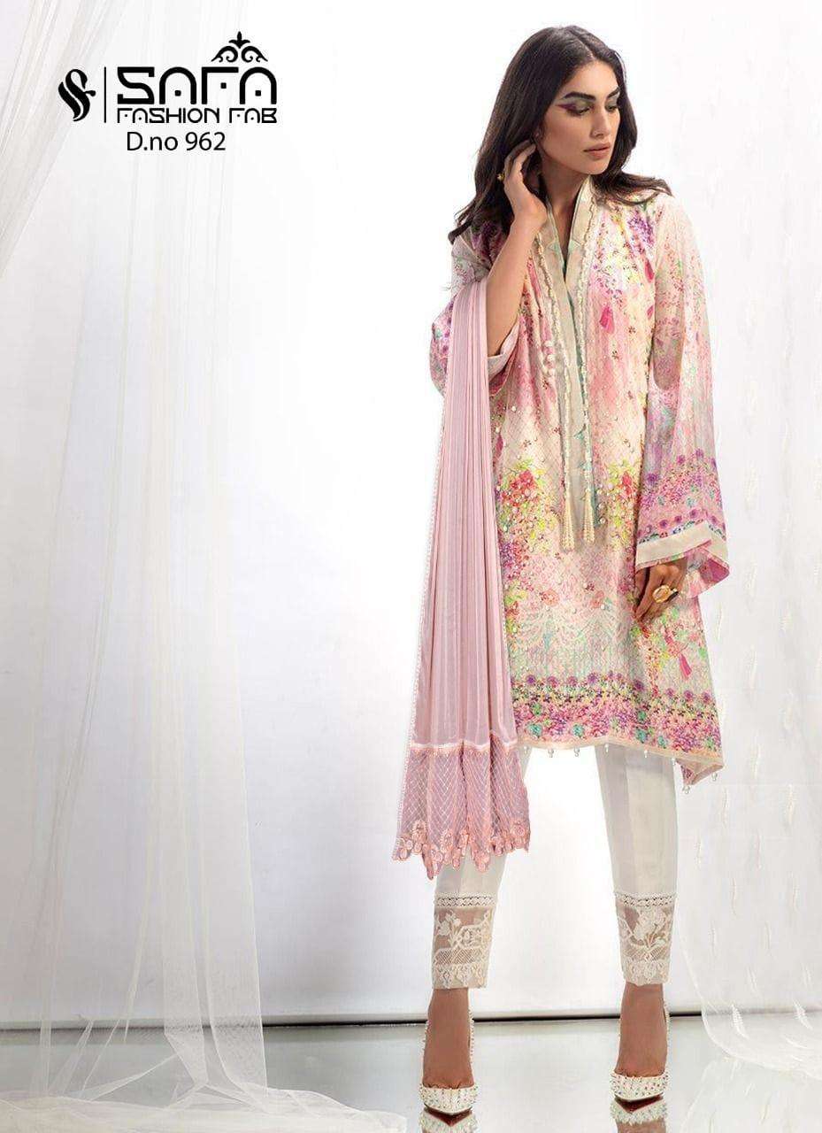 Sf 962 By Safa Fashion Readymade Designer Salwar Kameez