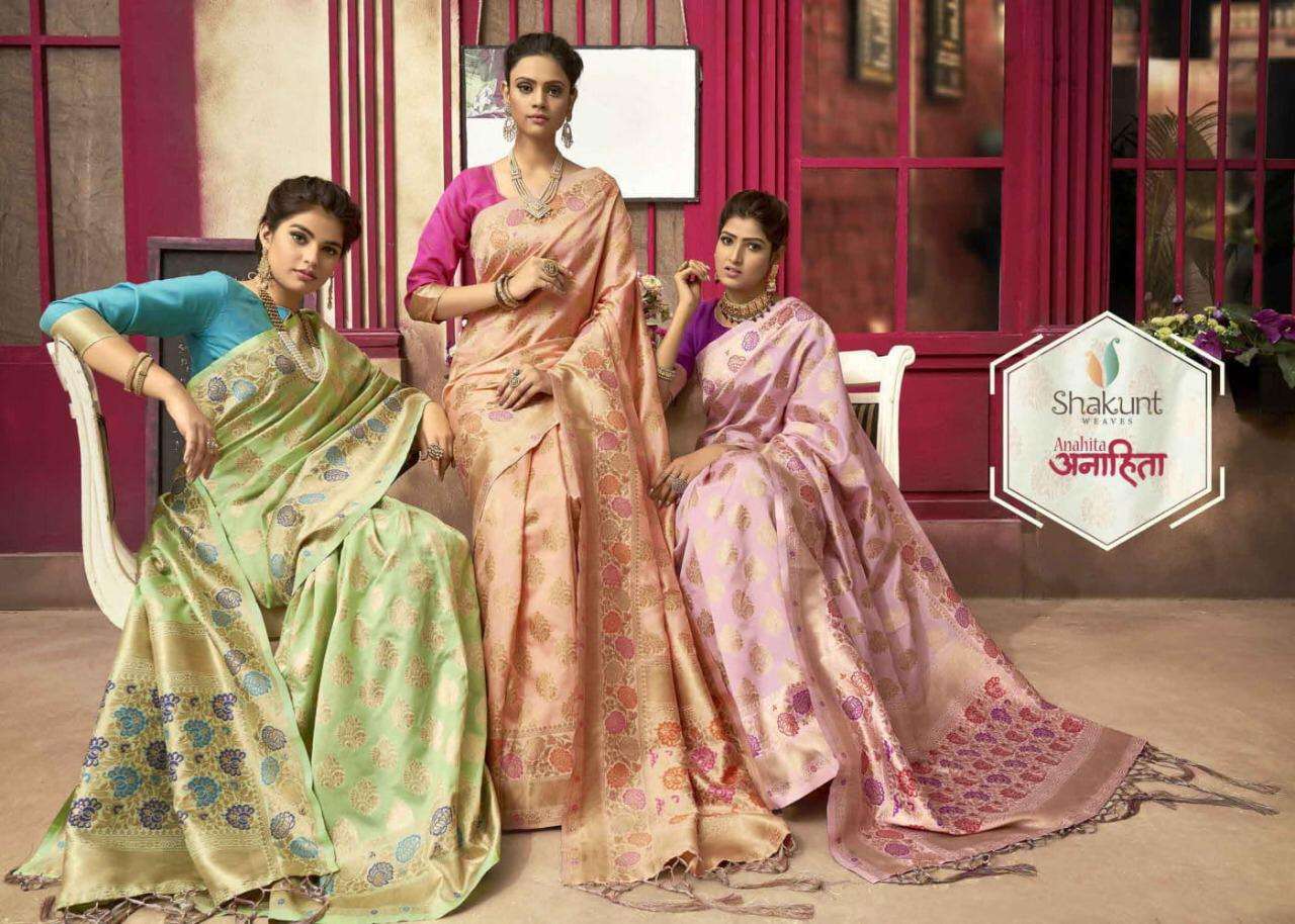 Shakunt Anahita Silk Designer Fancy Saree