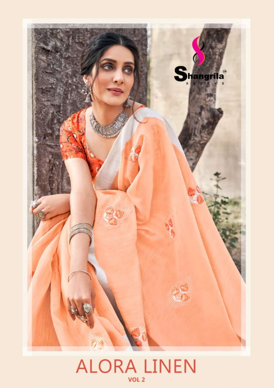 Shangrila Alora Linen Vol 2 Linen Designer Sarees