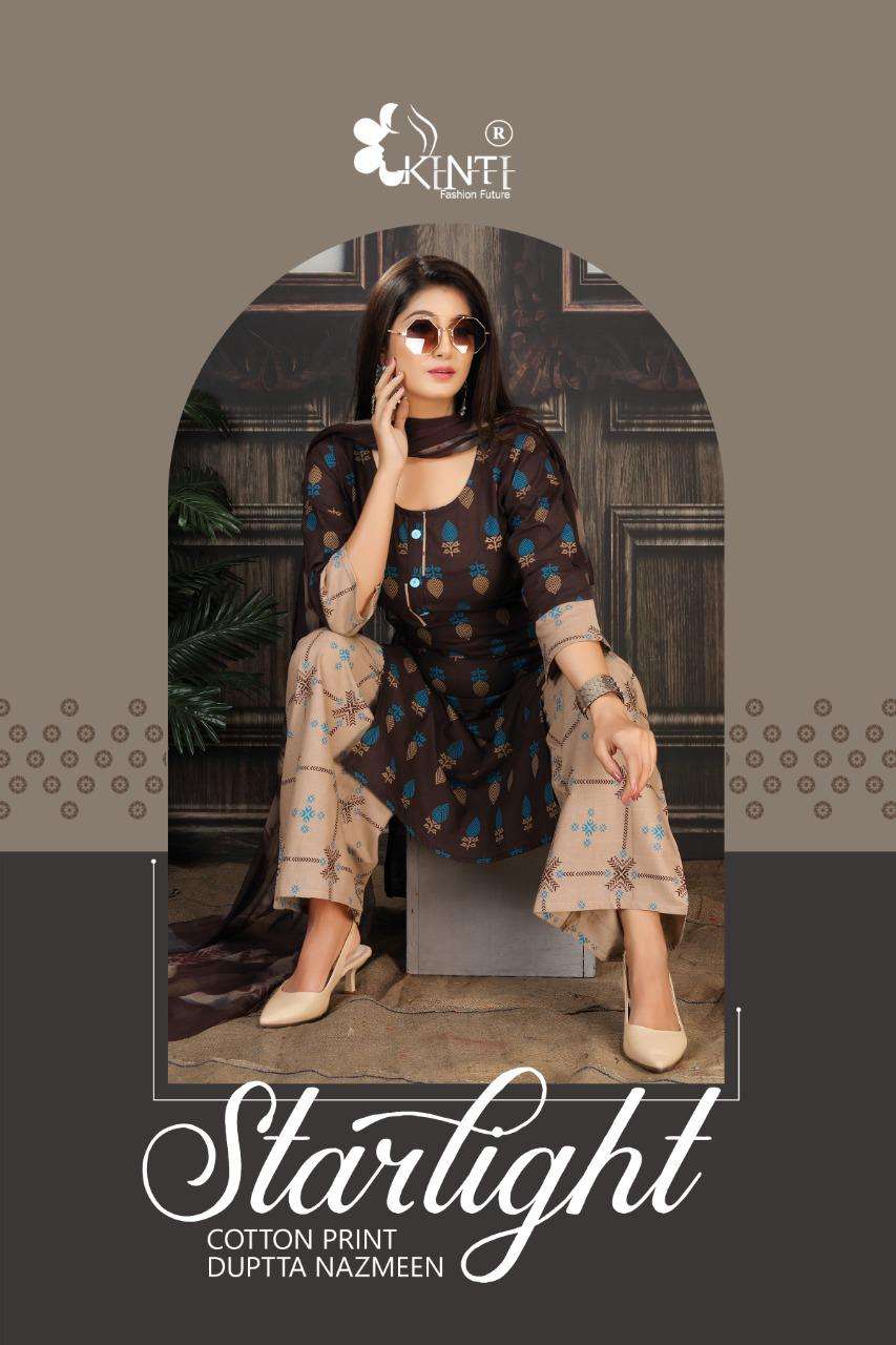 Starlight By Kinti Kurti And Plazzo With Dupatta Set Wholesale