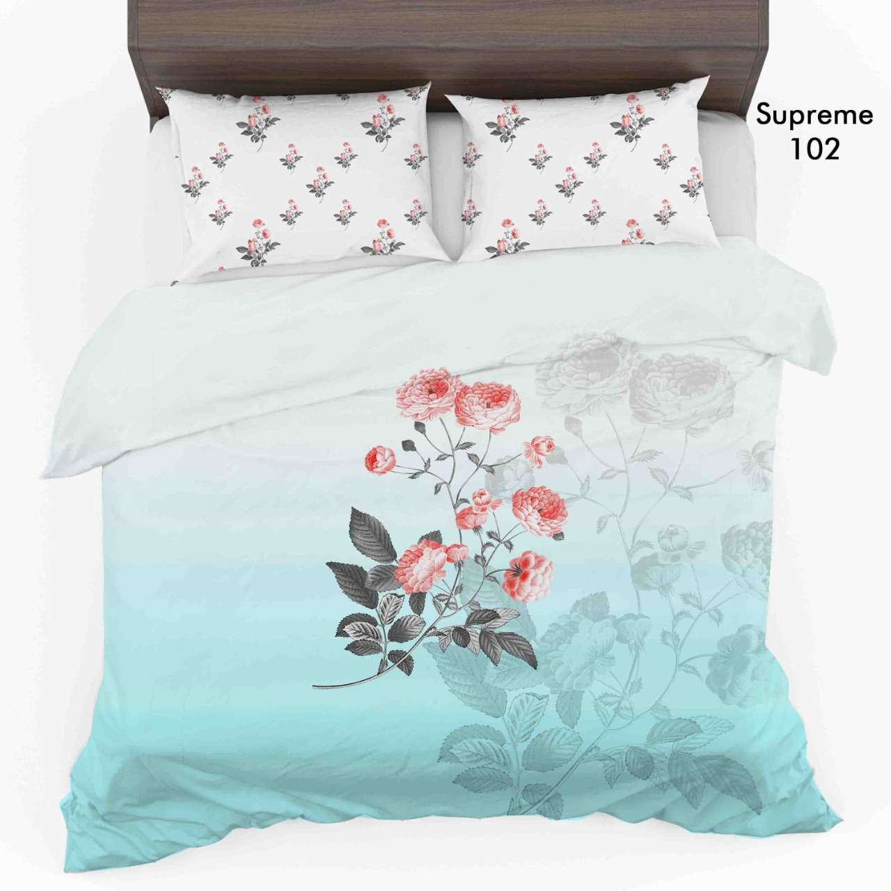 Supreme King Size Twill Cotton Bedsheets With 2 Pillow Cover Exporter