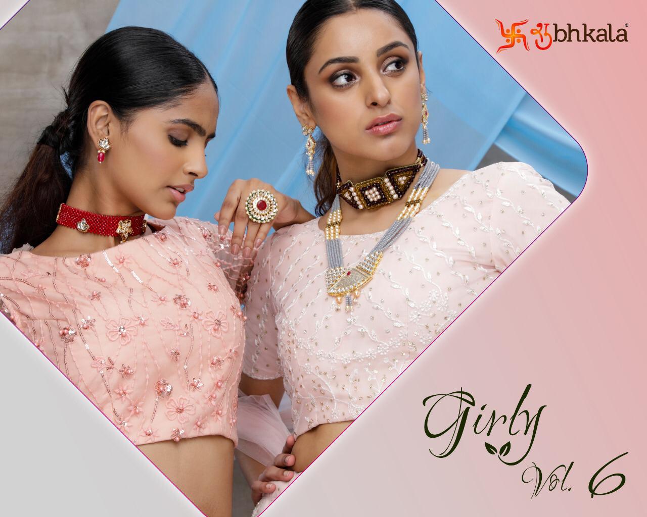 Girly Vol 6 by shubh kala exclusive lehenga collection for bride 