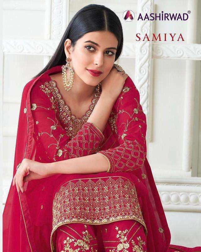 Aashirwad Samiya Georgette Work Designer Salwar Kameez