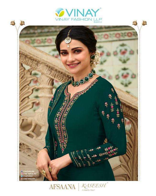 Afsaana By Vinay Georgette Work Elegant Designer Suits