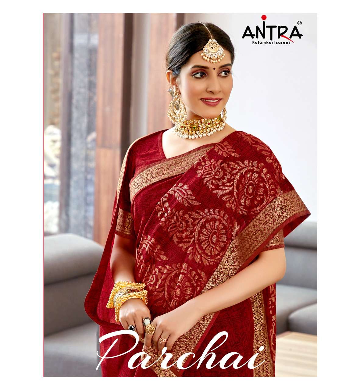 Antra Parchai Georgette Designer Fancy Saree