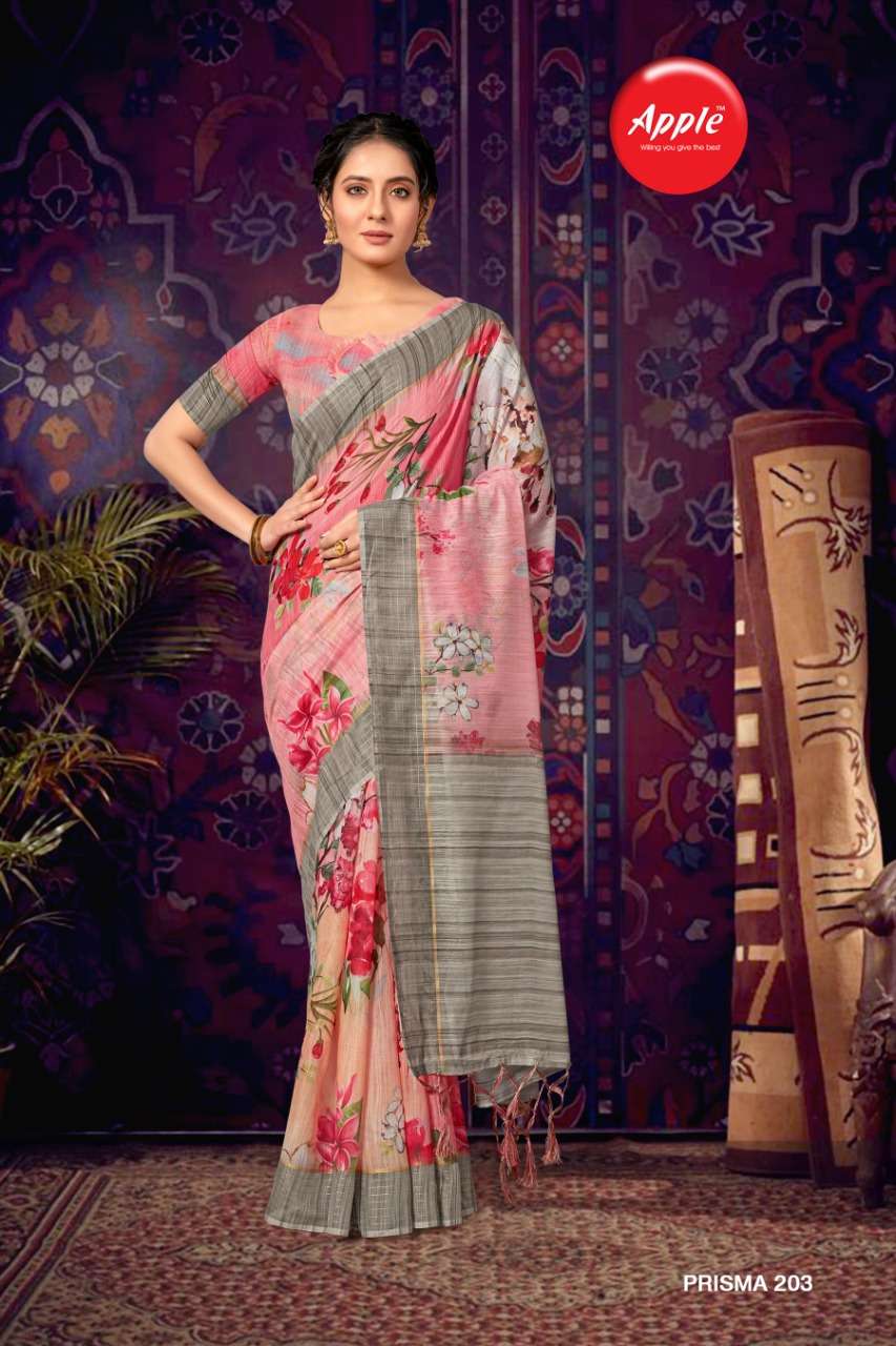 Apple Prisma Vol 2 Cotton Digital Printed Sarees