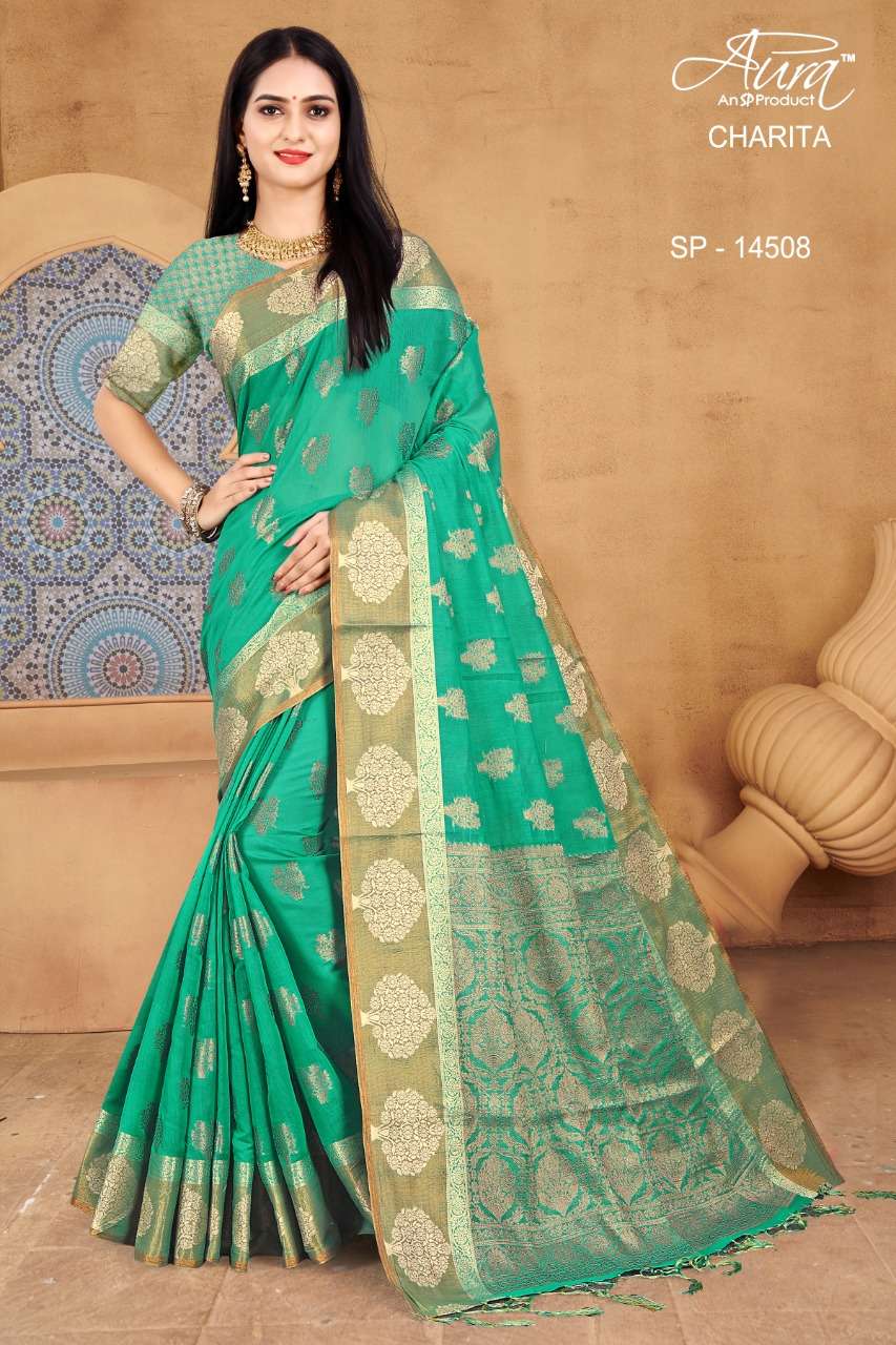 Aura Saree Charita Cotton Saree Exports