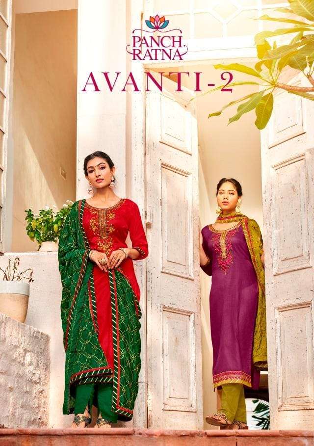 Avanti Vol 2 By Panch Ratna Cotton Satin Casual Dresses