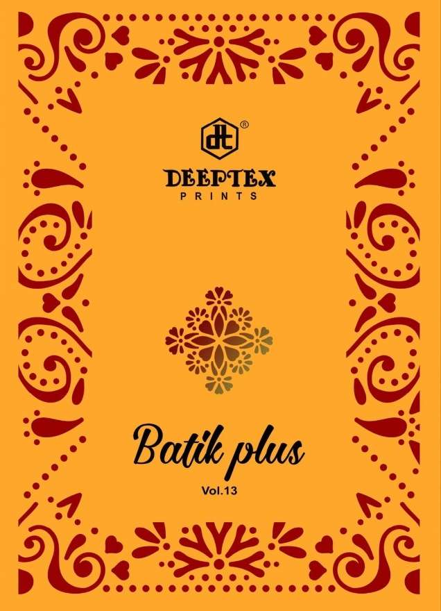 Batik Plus Vol 13 By Deeptex Prints Jetpur Surat Dress Wholesaler