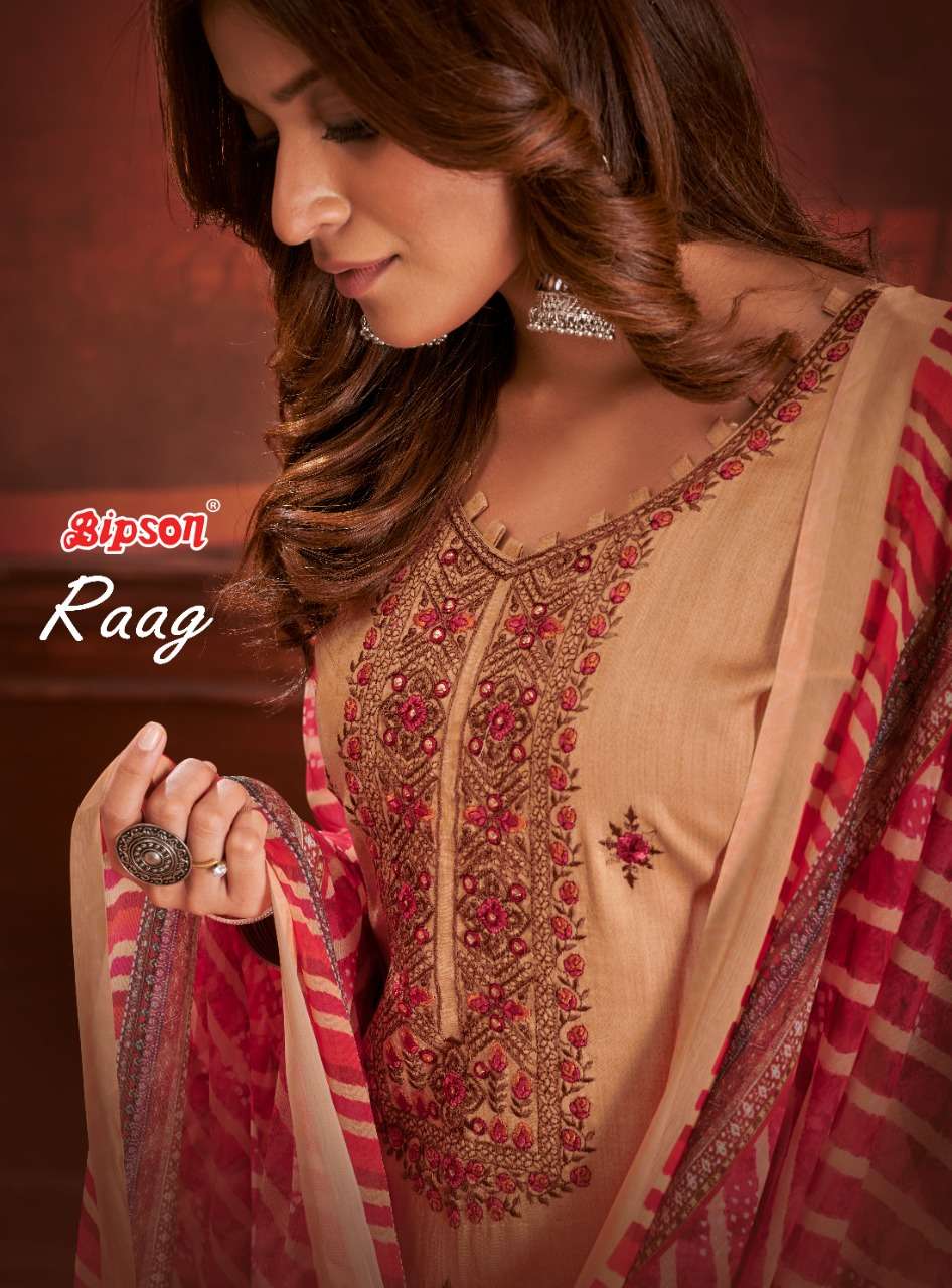 Bipson Raag Jam Satin Daily Wear Ladies Dress Materials