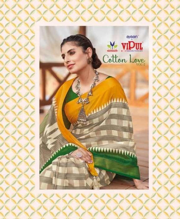 Cotton Love Vol 2 By Vipul Fashion Wholesale Saree For Summer