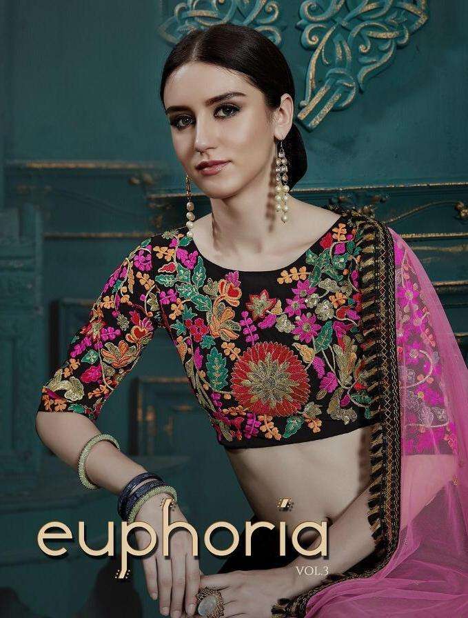 Euphoria Vol 3 By Arya Georgette Classy Look Fancy Lehenga