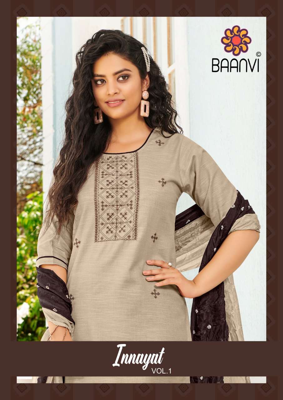 Innayat By Baanvi Cotton Readymade Fancy Suits