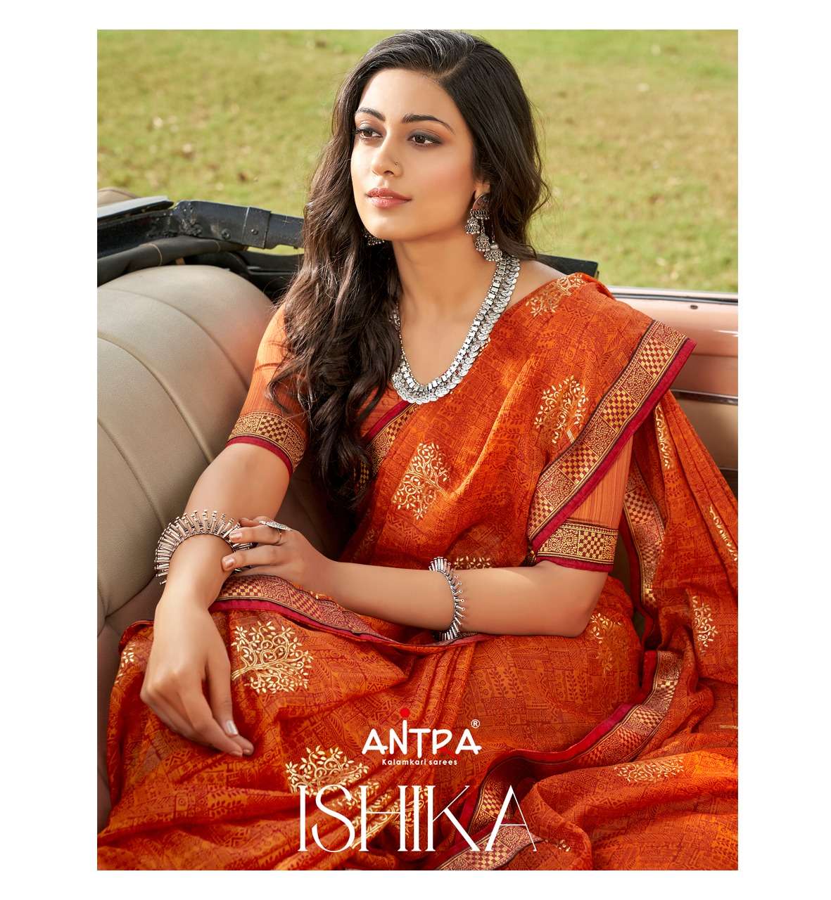 Ishika By Antra Shahi Chiffon Fancy Printed Saree