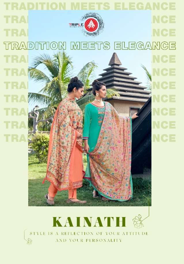 Kainath By Triple Aaa Jam Silk Work Salwar Kameez