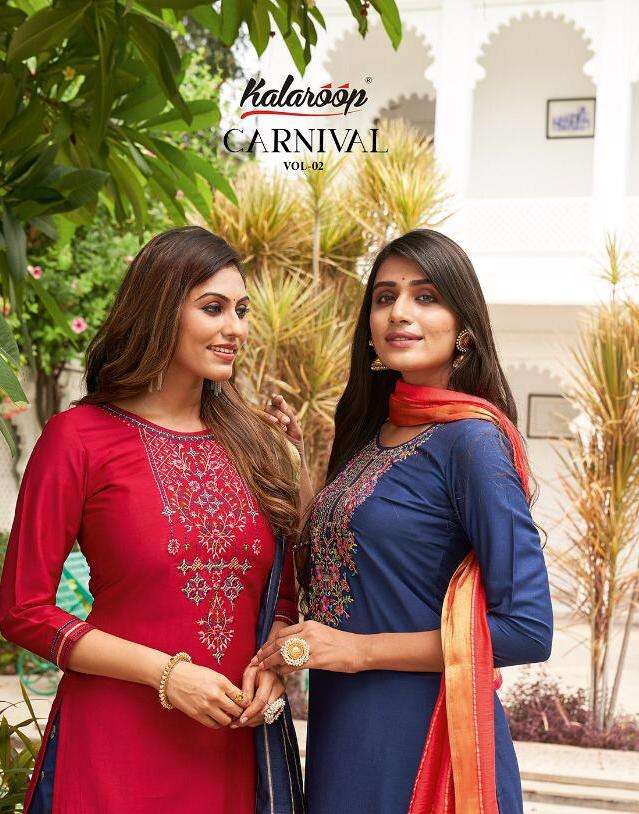 Kalaroop Carnival Vol 2 Readymade Long Silk Salwar Kameez