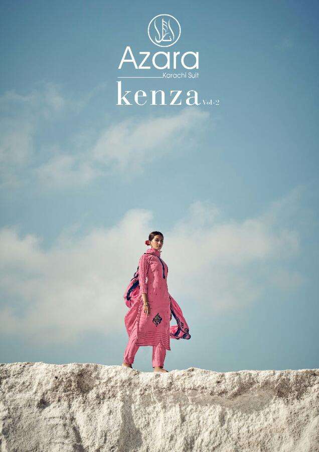 Kenza Vol 2 By Radhika Cotton Slub Dress Materials